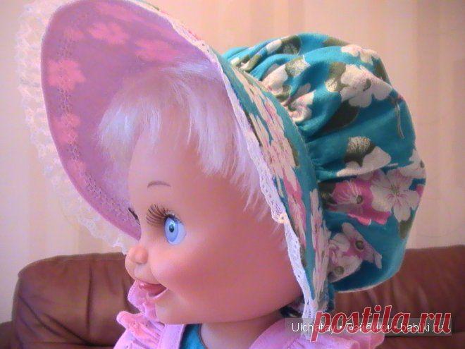 Мастер-класс. Шляпка-капор для куклы Baby Face Galoob / Мастер-классы, творческая мастерская: уроки, схемы, выкройки кукол, своими руками / Бэйбики. Куклы фото. Одежда для кукол