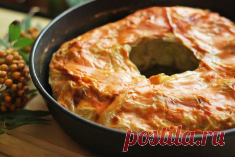 Капустный рулет &quot;Кольцо&quot; - кулинарный рецепт