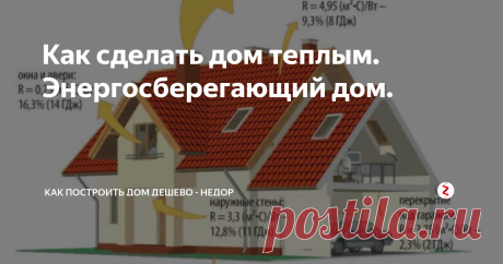 Как сделать дом теплым. Энергосберегающий дом. Принимая решение о строительстве дома и занимаясь поисками проекта, необходимо учитывать будущие расходы по эксплуатации дома.
Большинство из них будет связано с его отоплением, значит, особое внимание следует уделить решениям, влияющим на поступление и потери тепла.
Стоит ли строить энергосберегающий дом?
Цель энергосбережения при строительстве дома – потратив определенные деньги на энергосберега