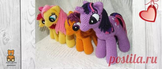 Пони крючком: миниатюрные малыши | Амигуруми крючком - Блог