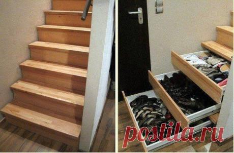 Идея для экономии пространства.
Полезные советы