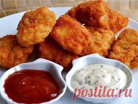 Куриные наггетсы.