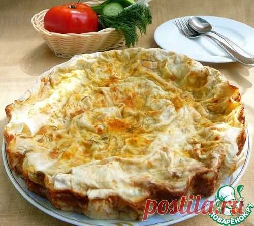 Пирог овощной в лаваше - кулинарный рецепт