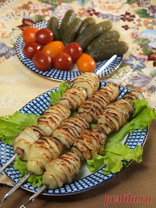 stalic - Картошка с салом на мангале