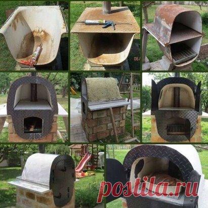 Печь из старой чугунной ванны