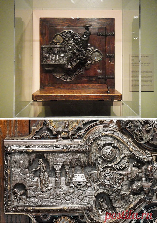 Уникальный и замысловатый замок «Белоснежка и семь гномов»
На создание весьма замысловатого замка иллюстрирующего сказку братьев Гримм «Белоснежка и семь гномов» у Коралевски ушло 7 лет. В 1911 году он был закончен, а в 1915 году данный замок получил золотую медаль на Панамско-Тихоокеанской международной выставке.