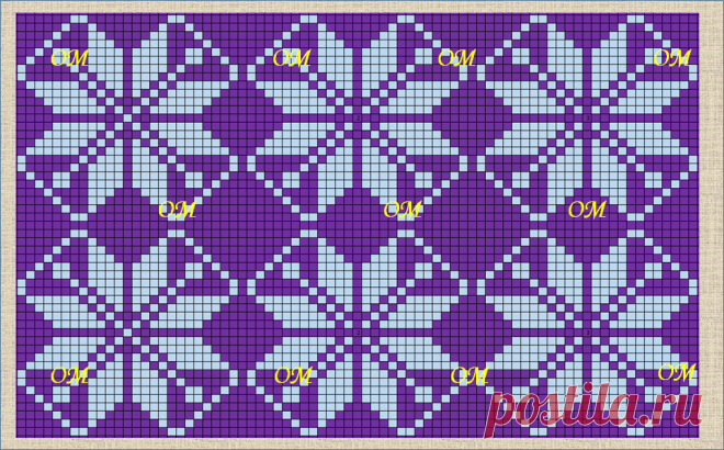 21 жаккардовая схема в стиле норвежских узоров | ЖАККАРДос | Яндекс Дзен