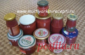 Томатный соус со сливами в мультиварке