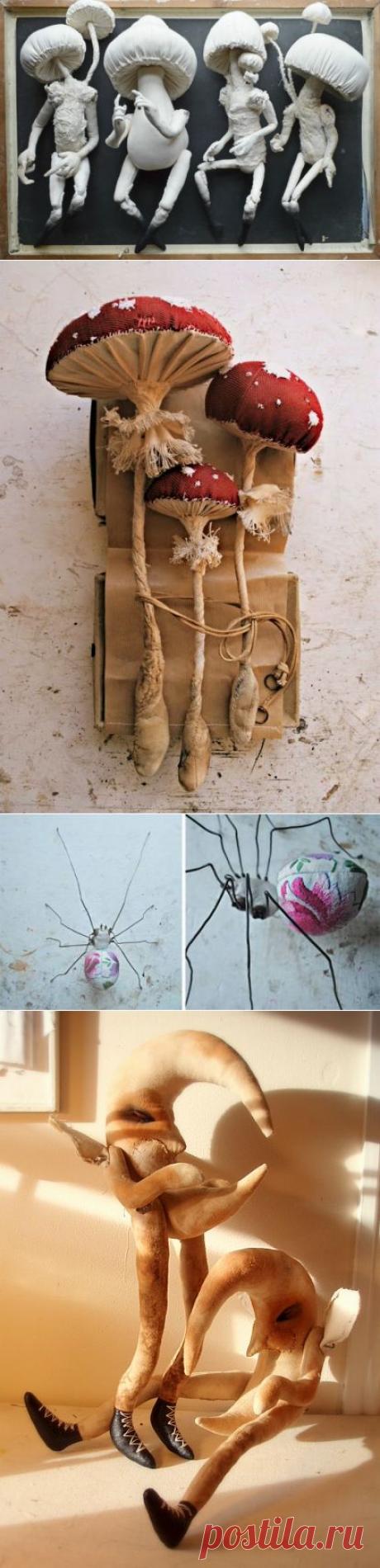 Сказочные растения и животные из лоскутов — Рукоделие