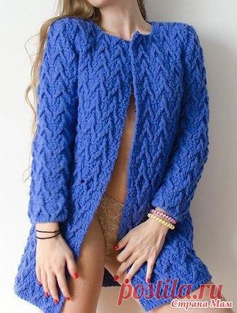 Узор для кардигана крючком