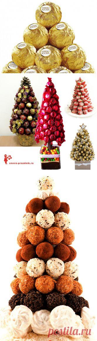 Елка из конфет: украшение-угощение|Снова Праздник!