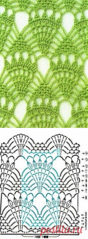 Вяжем крючком.Узоры в коллекцию!
