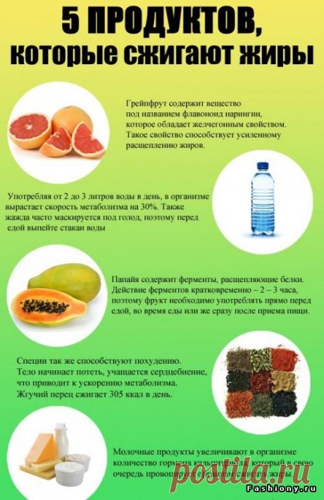 Правильное питание в картинках: распечатай и на холодильник!