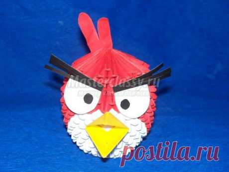 Модульное оригами. Птичка Рэд (Angry Birds). Мастер-класс с пошаговыми фото » Master classy - мастер классы для вас