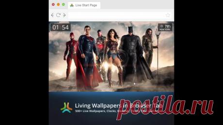 Живые обои к фильму Лига справедливости (Justice League Movie Living Wallpaper)