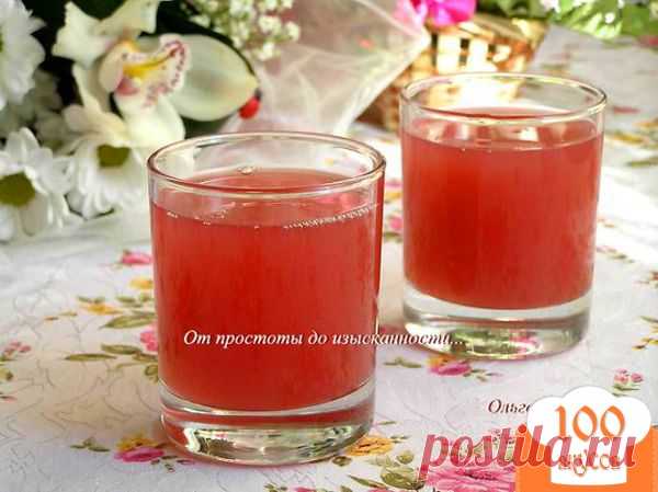 Мятный вишневый кисель - пошаговый рецепт с фото. Как приготовить.