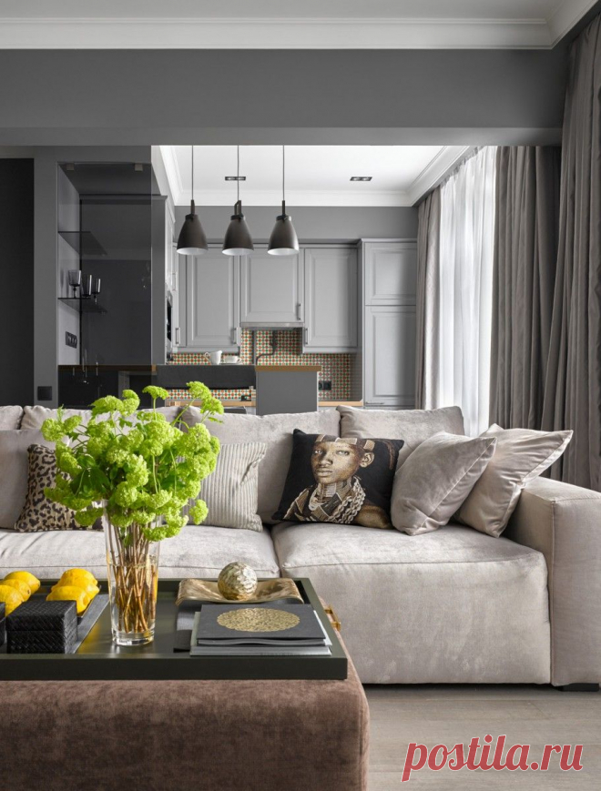 Элегантная дамская квартира на 56 кв. метрах от Stanislavova Interiors