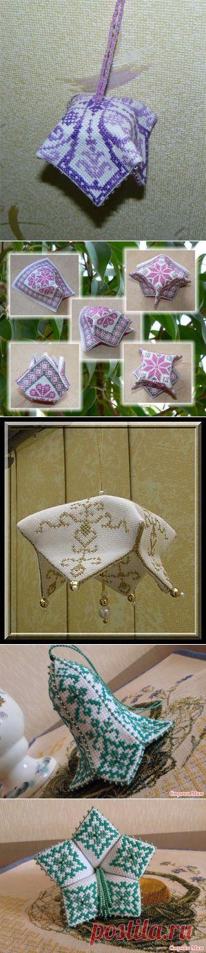 Еще одна вышитая «кривулька» — колокольчик — Рукоделие