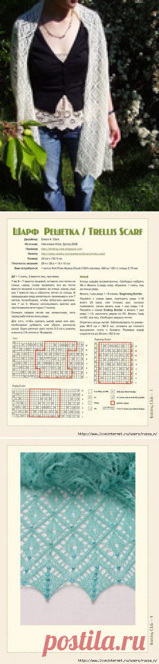 Шарф-палантин 