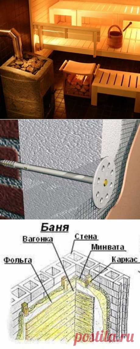 Строим баню на даче своими руками
