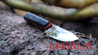 Классный кованый нож из старого метчика Из старого метчика для нарезания резьбы, который изготавливается из быстрорежущей стали или твердых сплавов, можно сделать классный кованый нож. Такой самодельный ножичек и на охоту с собой можно взять, и в хозяйстве пригодится.        При наличии кузнечного