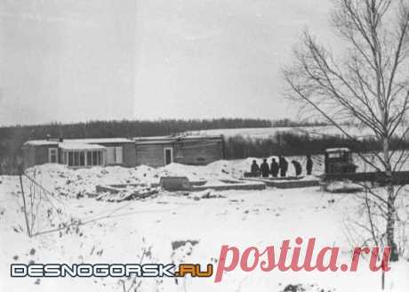 Временная котельная пионерной базы АЭС декабрь 1971 г. | Десногорск
