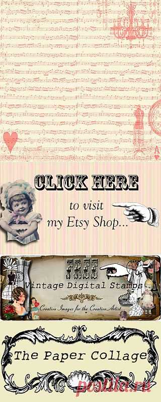 **FREE ViNTaGE DiGiTaL STaMPS**: Free Digital Scrapbook Paper - Sheet Music Collage
