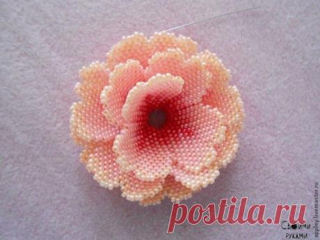 Нежные цветы из бисера