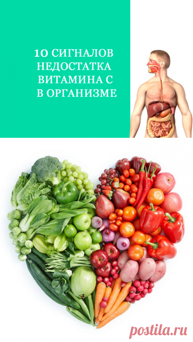 Сигналы недостатка витамина С в организме / Будьте здоровы