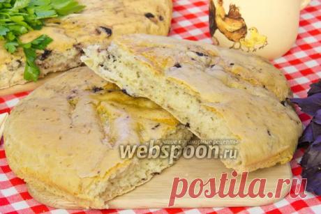 Фугас с дикими маслинами | Рецепт фугаса с фото | Домашний хлеб | Прованский хлеб на Webspoon.ru