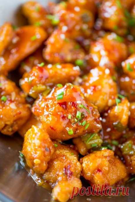 Азиатская курица со сладким чили соусом

Ингредиенты (на 4 порции)
Для курицы в тесте:
2 яичных белка 
Показать полностью…
