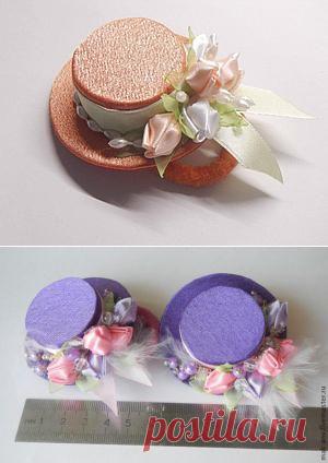 Мастерим украшение для волос "Шляпка на резинке" - Ярмарка Мастеров - ручная работа, handmade