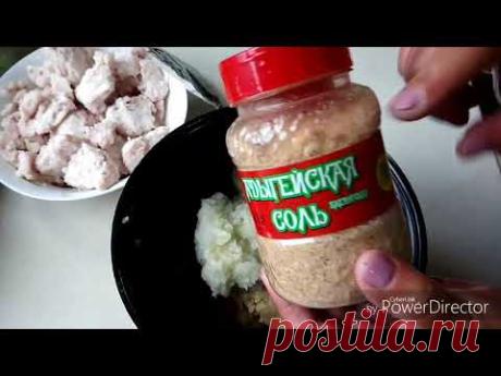 ПЕЛЬМЕНИ С СЫРОЙ КАРТОШКОЙ И САЛОМ 18 июля 2018 г.