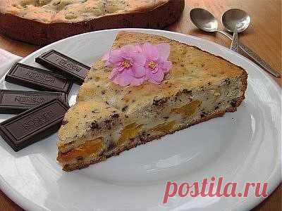 Мандариново-шоколадный пирог.