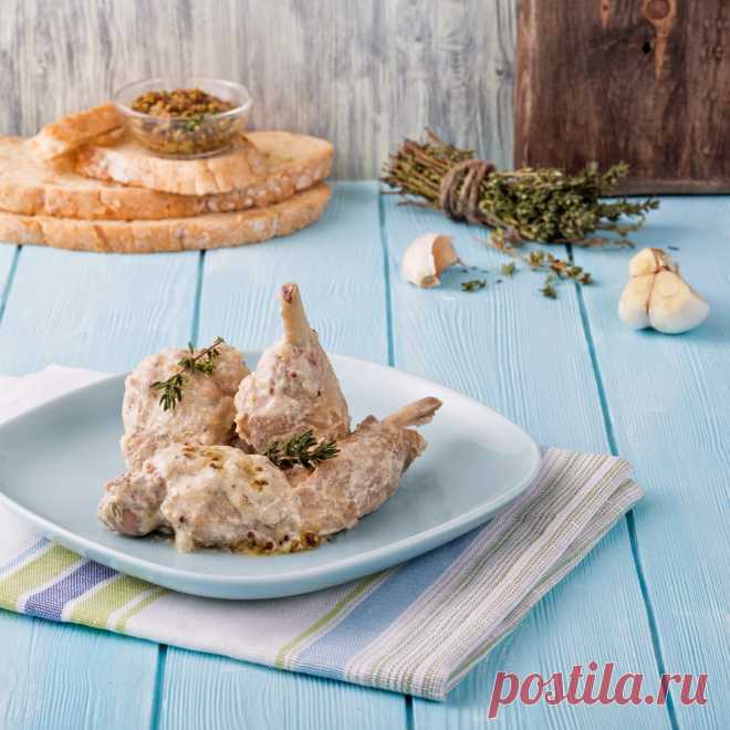 Сливочное стифадо из кролика