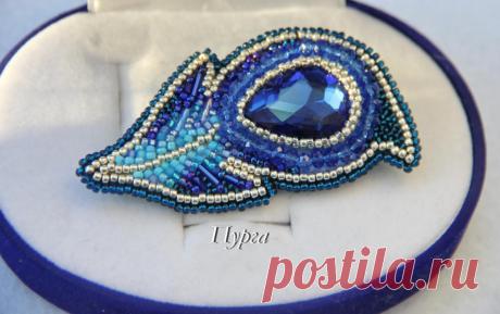 Пёрышко Жар-птицы | biser.info - всё о бисере и бисерном творчестве