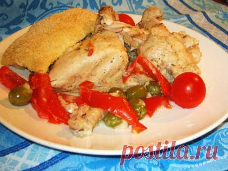 Ароматный цыпленок в тесте — Вкусные рецепты