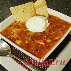 Рецепт: Мексиканский куриный суп с кукурузными лепешками Тортилья - все рецепты России