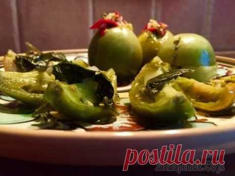 ЧАСТЬ ВТОРАЯ . 2 РЕЦЕПТА НЕ МЕНЕЕ ВКУСНЫХ ЗЕЛЕНЫХ ПОМИДОР