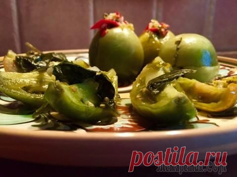 ЧАСТЬ ВТОРАЯ . 2 РЕЦЕПТА НЕ МЕНЕЕ ВКУСНЫХ ЗЕЛЕНЫХ ПОМИДОР