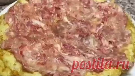 Картофельные рулетики с мясом