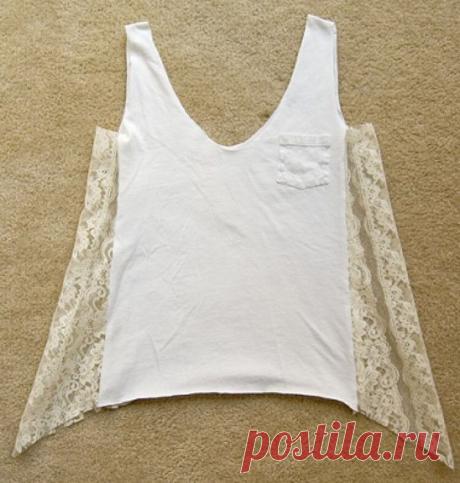 Женщина просто отрезала кусок кружева. только посмотрите, какая красота из этого вышла