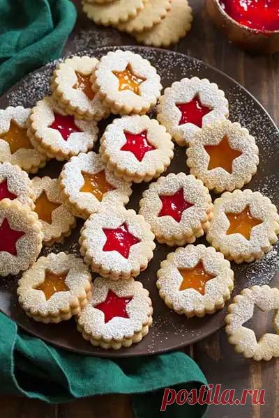 Линцерское миндальное печенье с джемом: фото рецепт, приготовление, ингредиенты