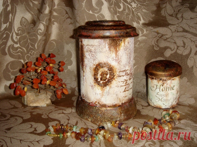 Видео мастер-класс «Винтажная лампадка» | Творческая мастерская Марины Трублиной