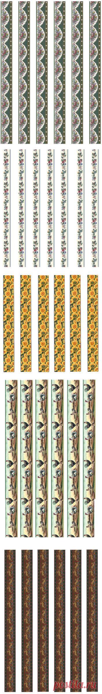 Бордюры для кукольного дома