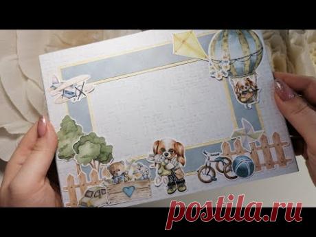 Мини альбом из конструкции поп ап. Скрапбукинг. МК. handmade. diy