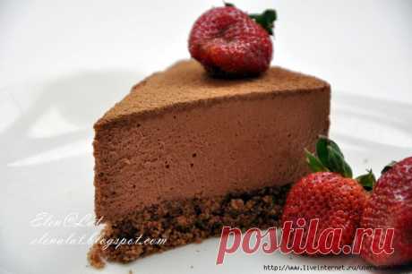Трюфельный торт - ооочень шоколадный, вкусный до невозможности.