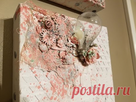 Mixed media: Shabby Light