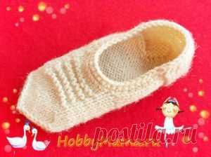 Мастер-класс Вязание детских следков спицами для начинающих | HobbyMama