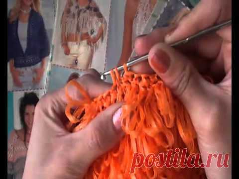 Как вязать мочалку крючком